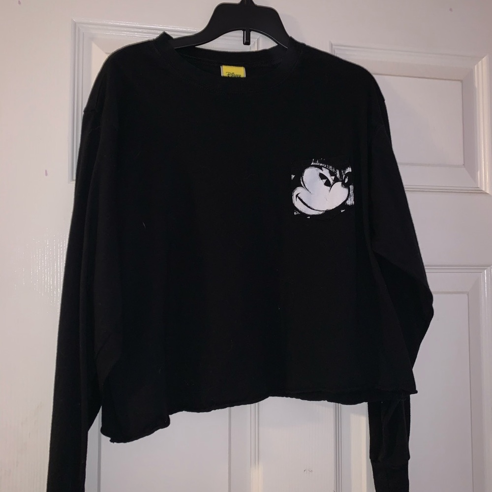 Disney long sleeve crop top